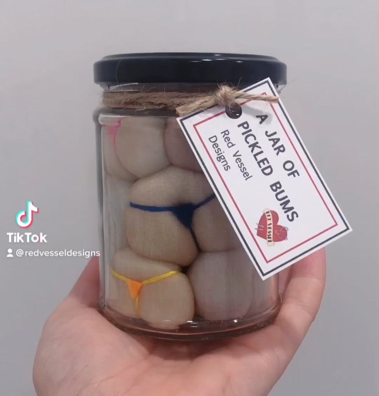 Jar Of Pickled Bums With Thongs image 0