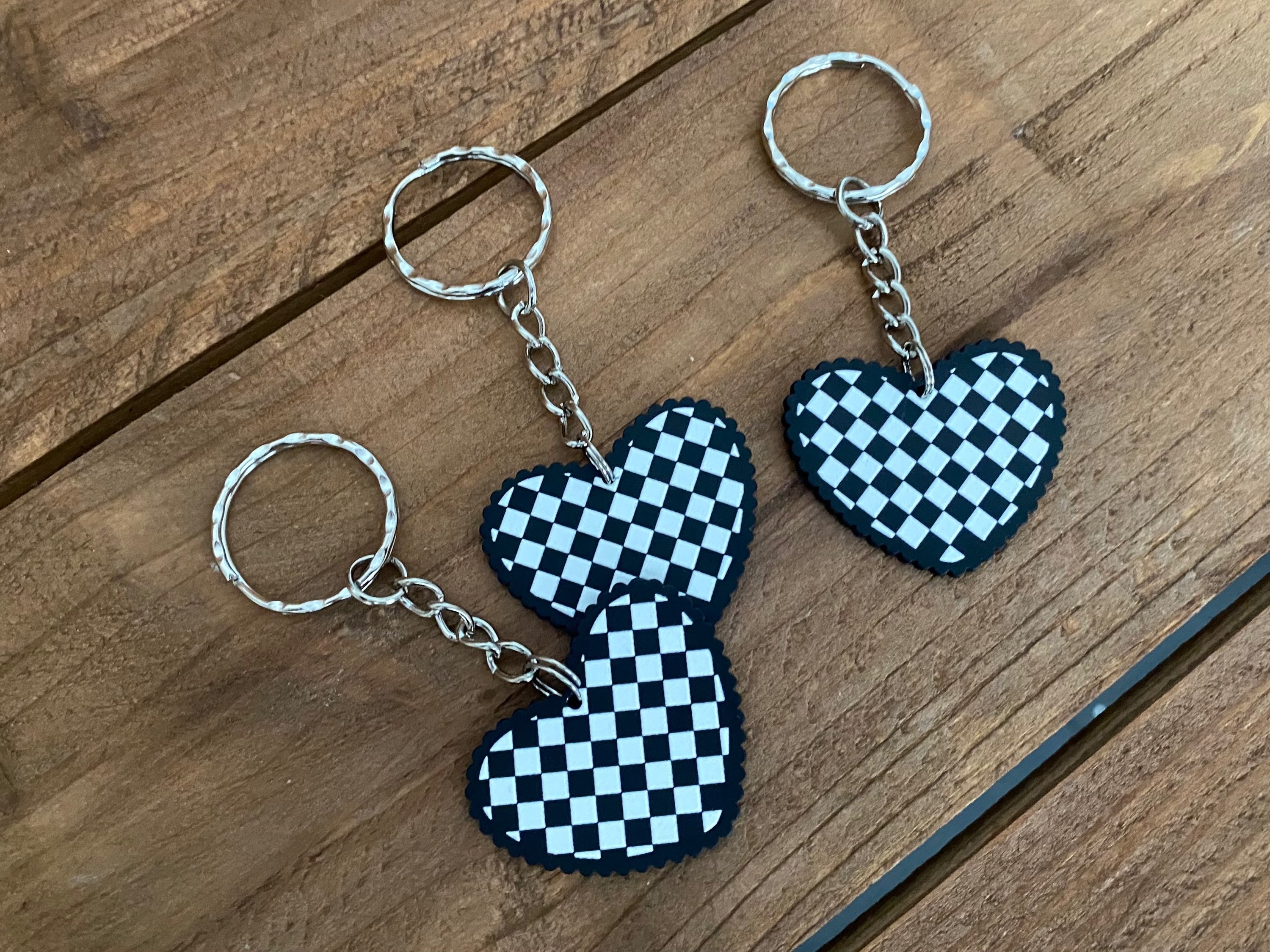 Checkerboard Keyring  image 2