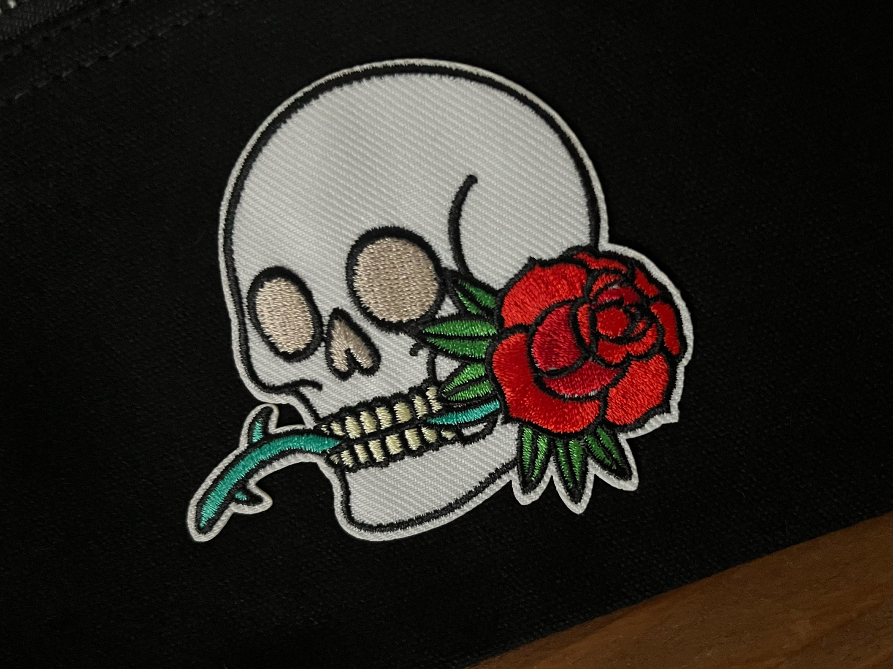 Skull Rose Storage Purse image 1