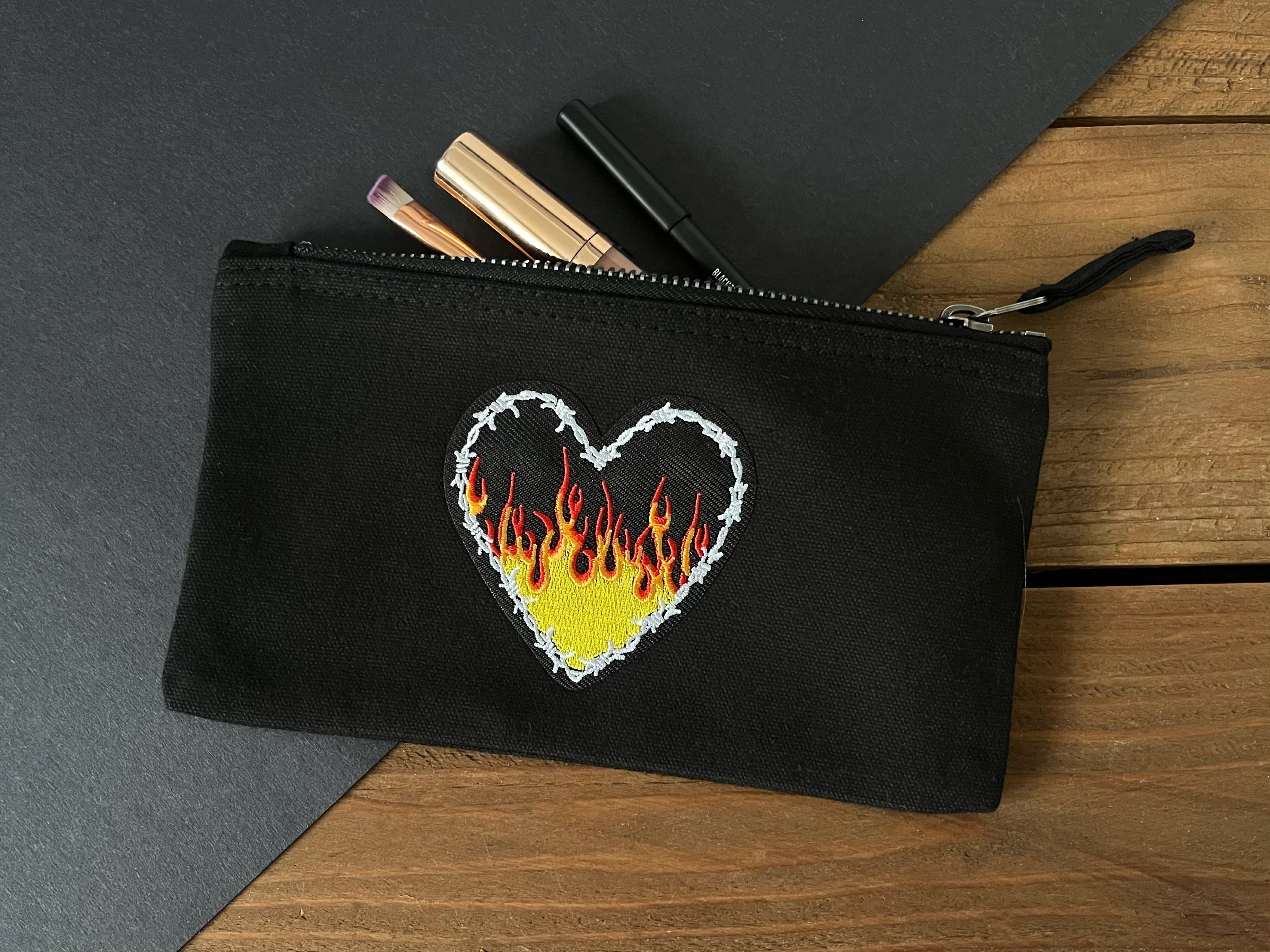 Flaming Heart Purse image 0