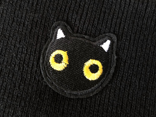 Black Cat Beanie Hat image 1