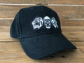 Skull Baseball Cap (See No Evil, Hear No Evil, Speak No Evil) image 0