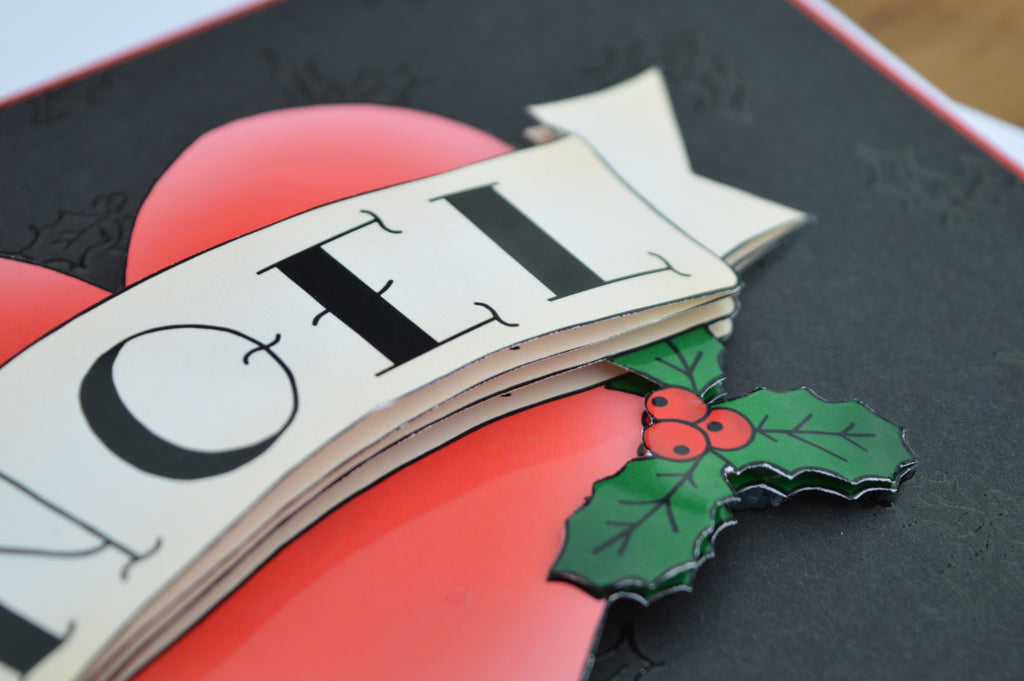 Noel Tattoo Christmas Card image 2