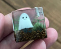 Ghost Cube Keyring