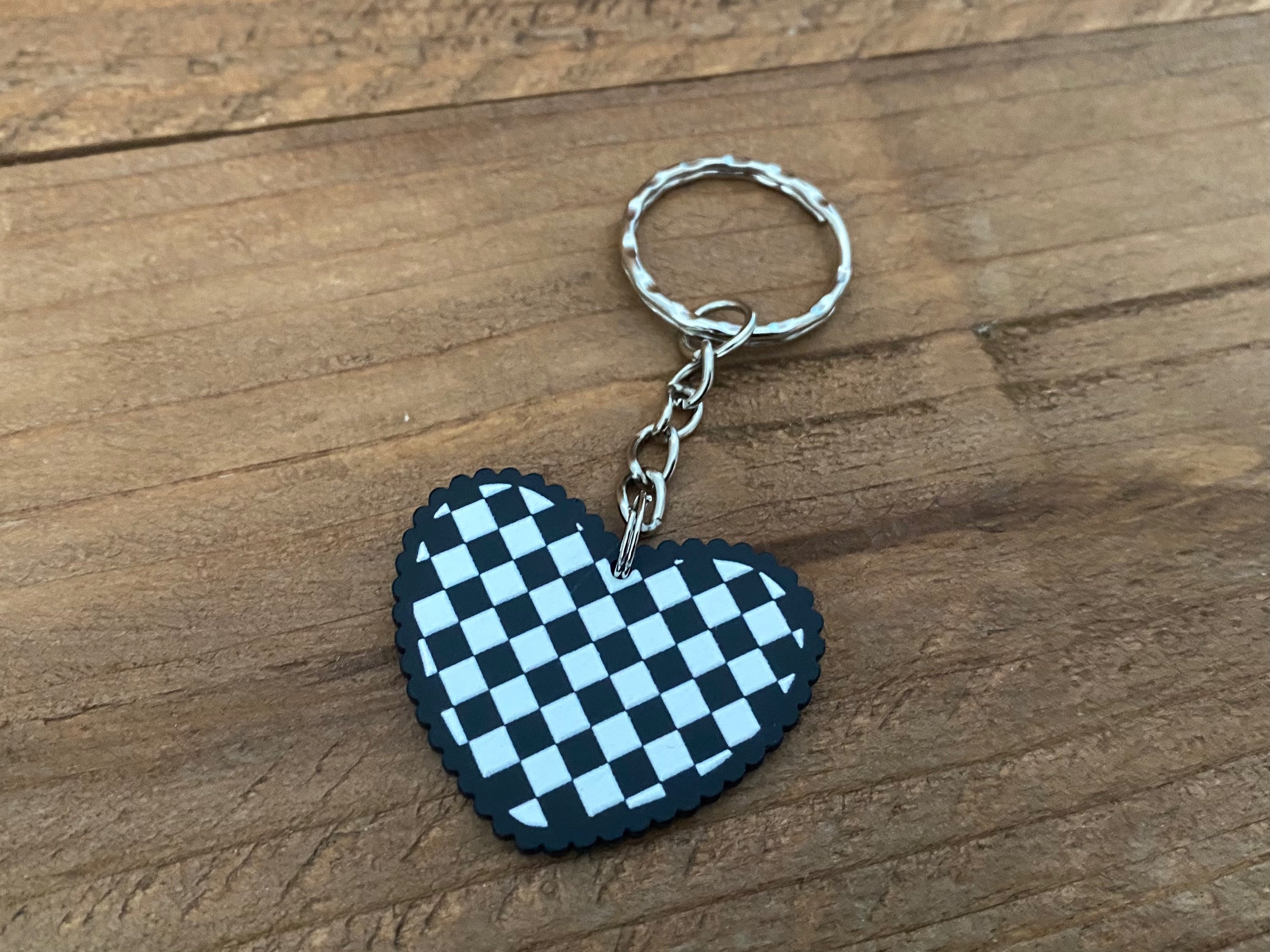 Checkerboard Keyring  image 1