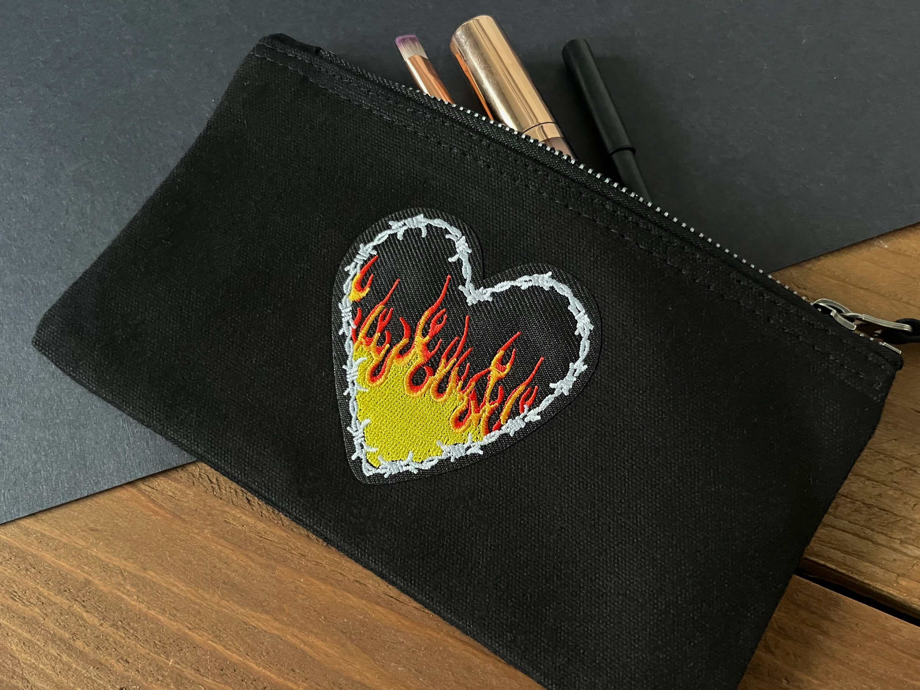 Flaming Heart Purse image 3