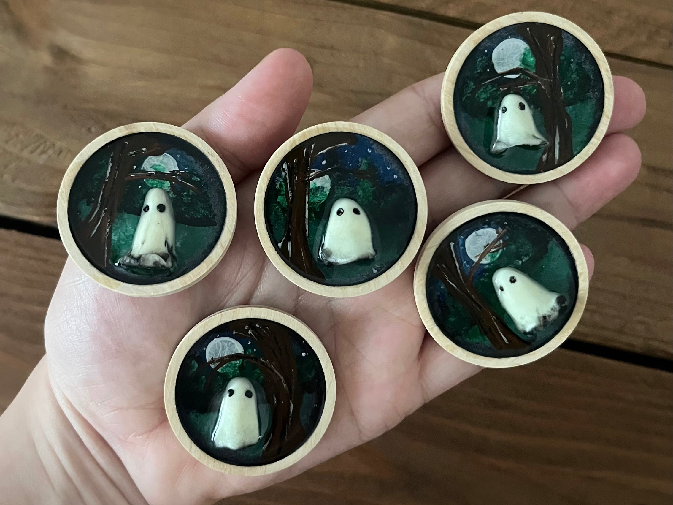 Ghost Fridge Magnet image 0