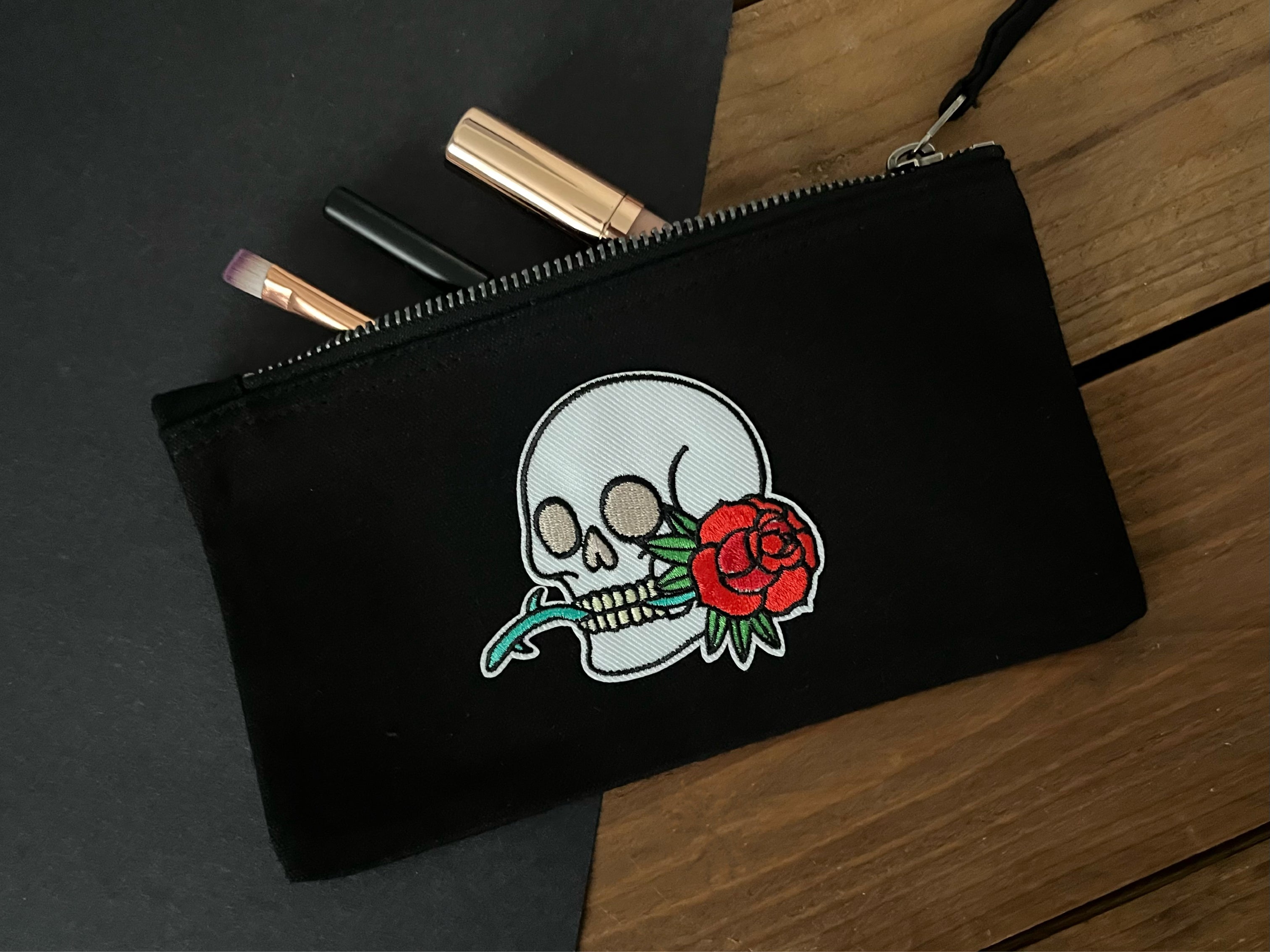 Skull Rose Storage Purse image 2