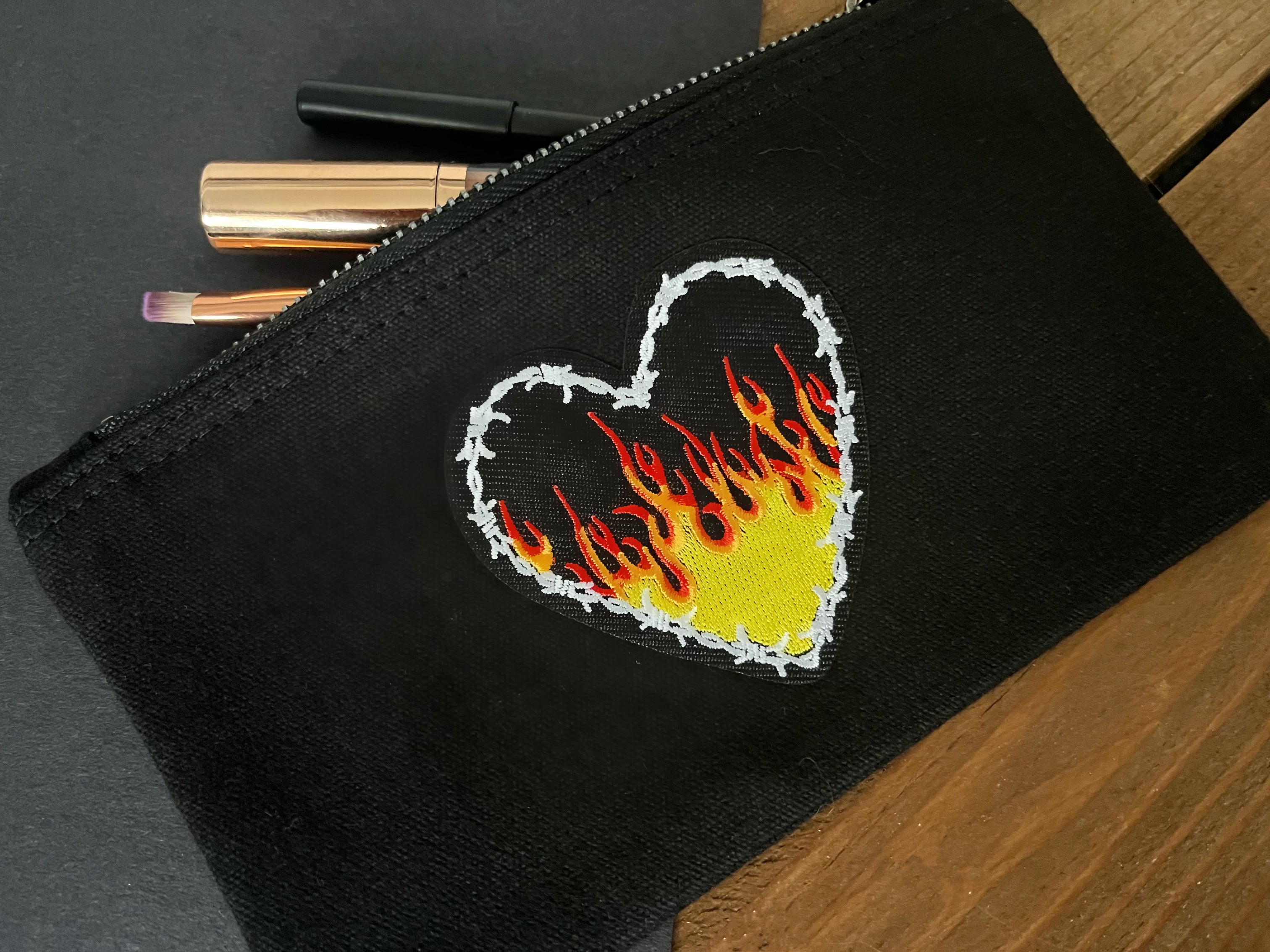 Flaming Heart Purse image 1