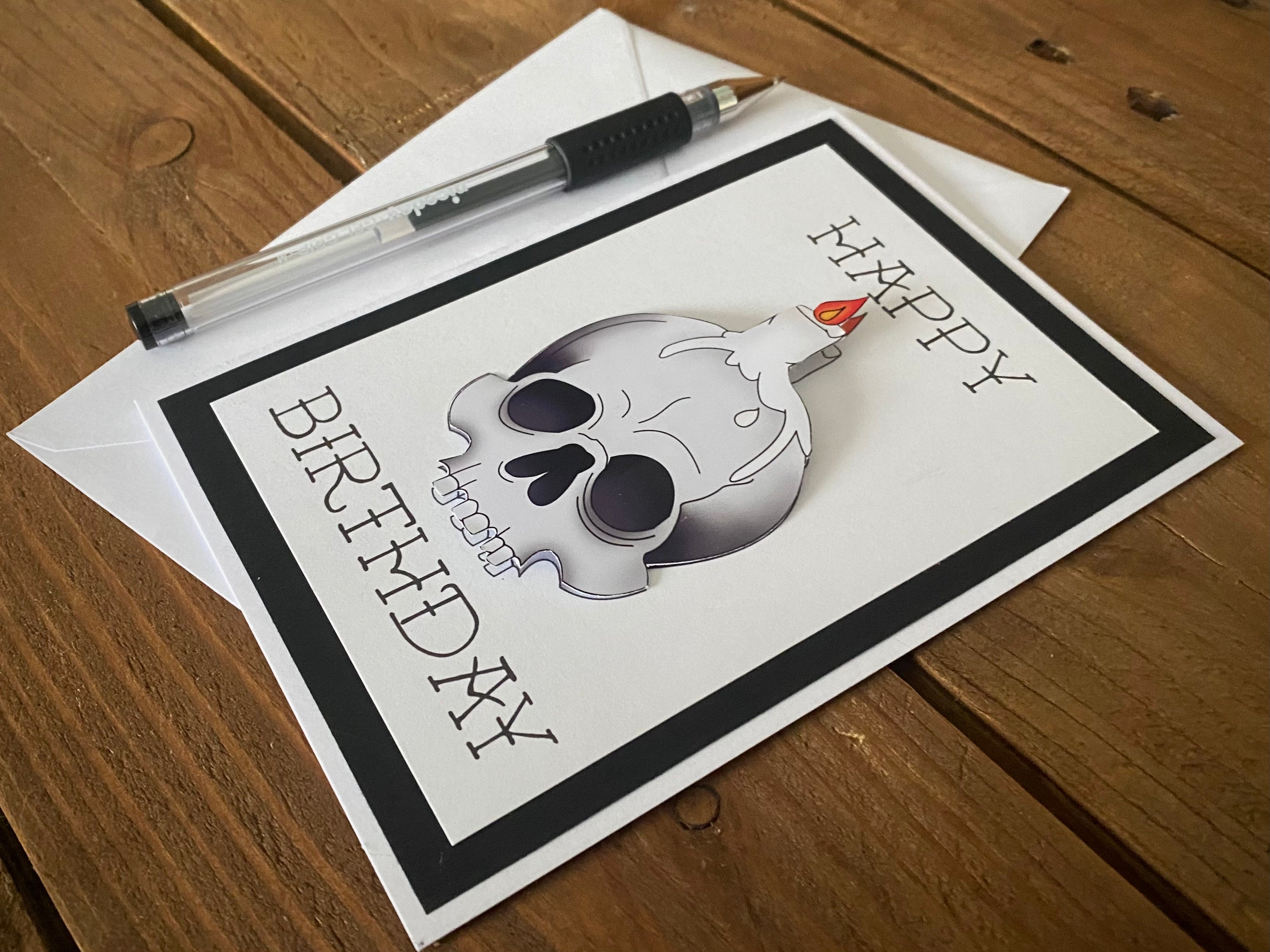 Skull Birthday Card image 2