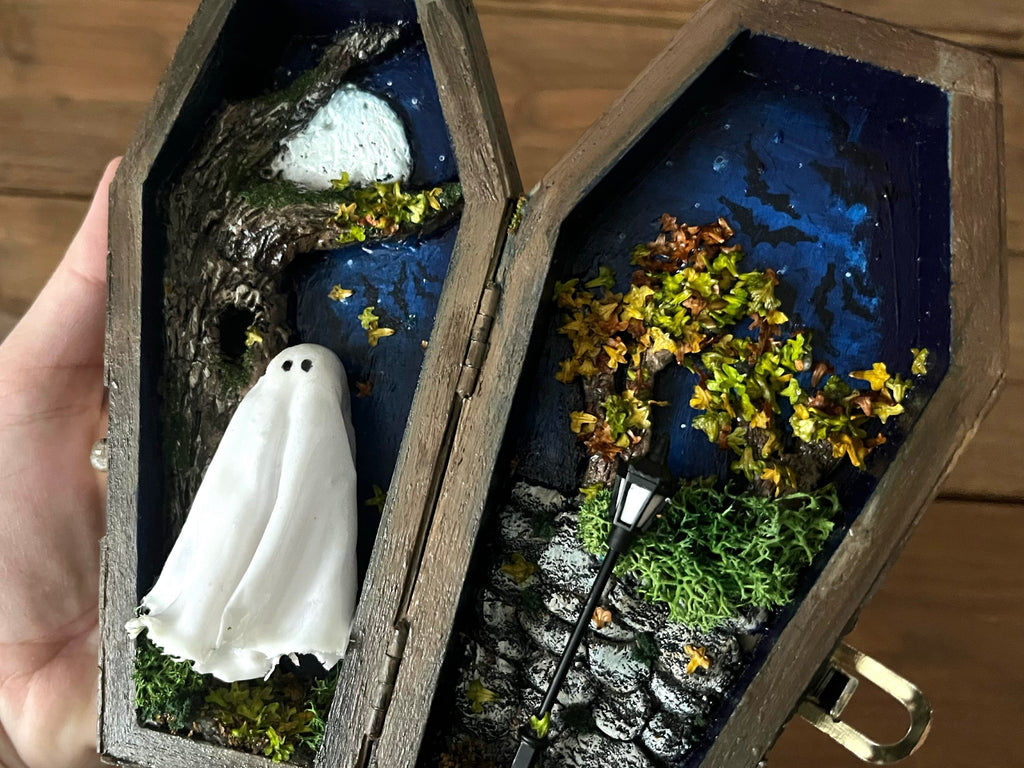 Ghost Coffin Miniature Scene image 2