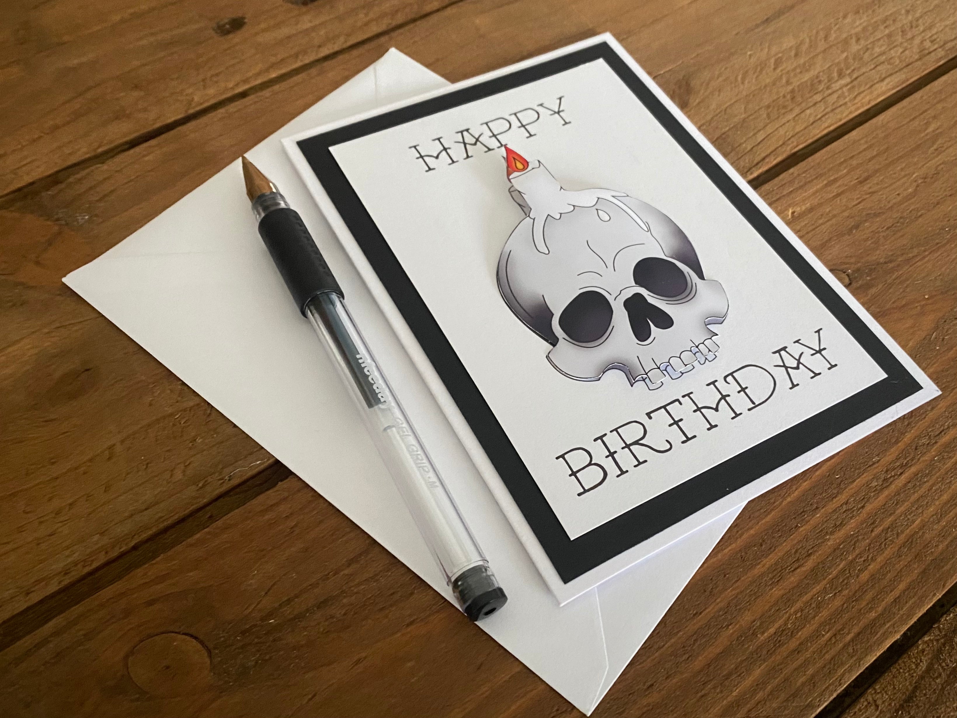 Skull Birthday Card image 1