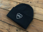Nope Heart Beanie Hat image 2