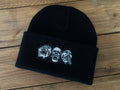 Skull Beanie Hat (See No Evil, Hear No Evil, Speak No Evil) image 0