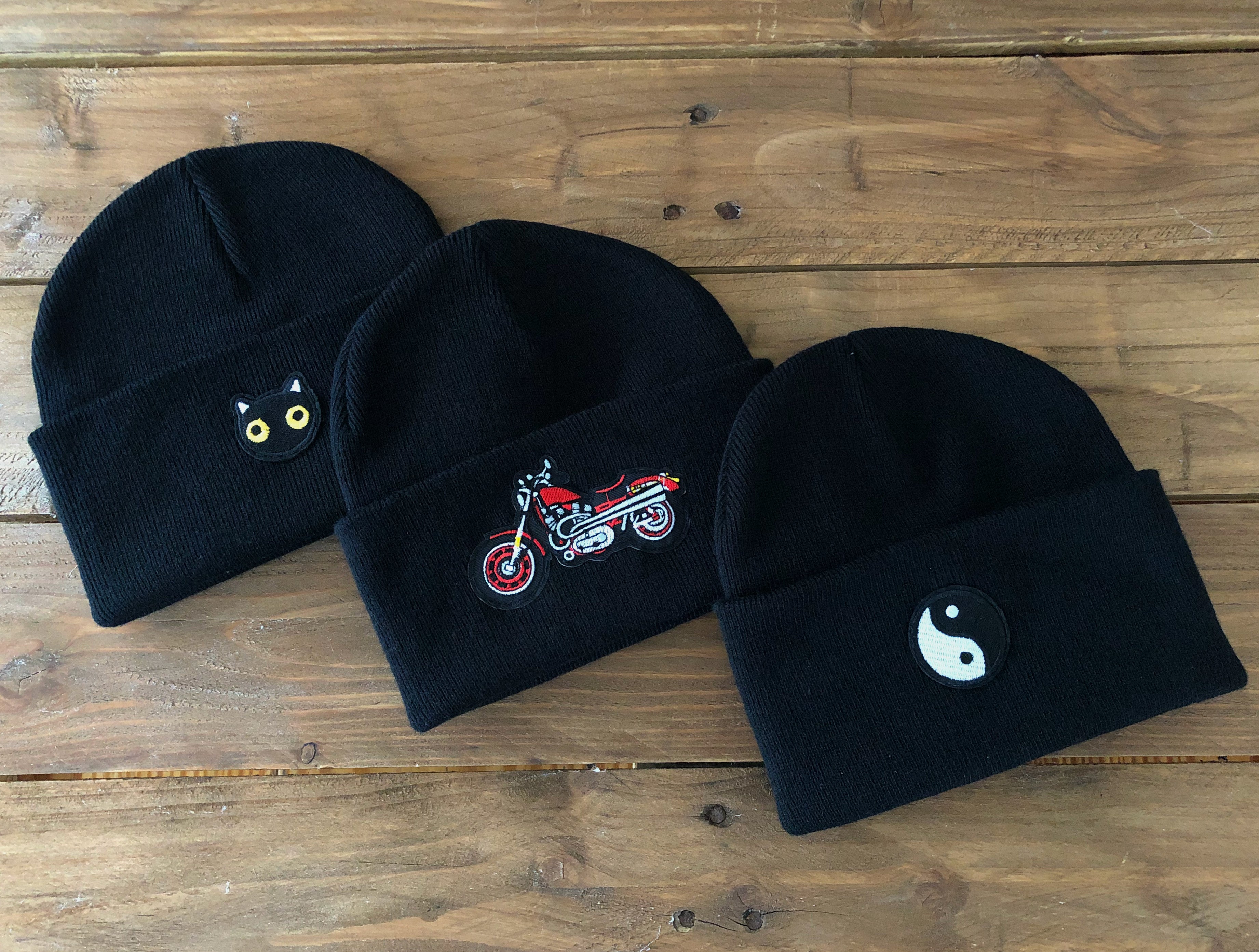 Black Cat Beanie Hat image 2