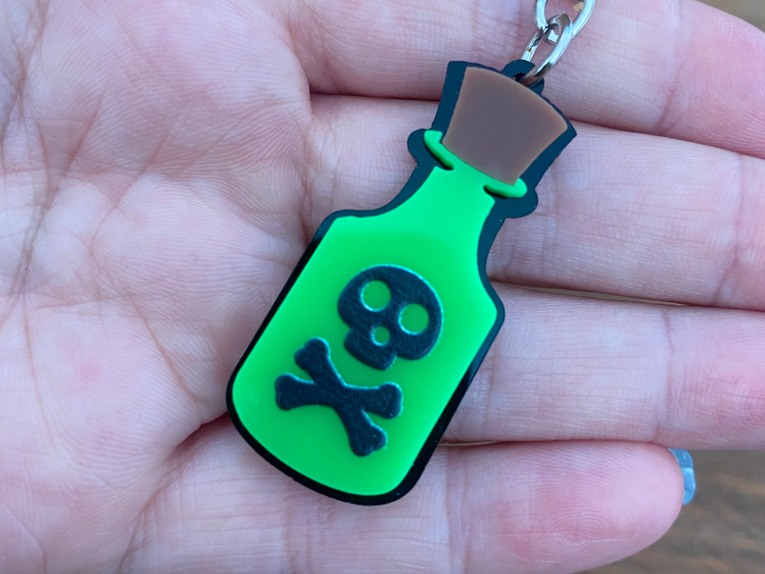 Mini Potion Bottle Keyring image 2